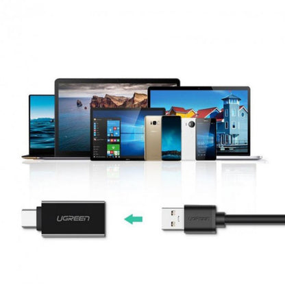 Adaptér OTG USB-C - USB-A UGREEN US173, Černý