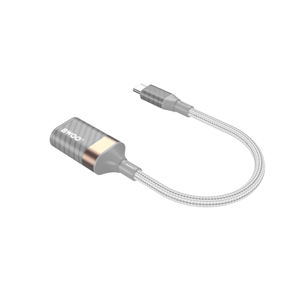 Adaptér OTG USB-C - USB-A BWOO BZ69, Šedý