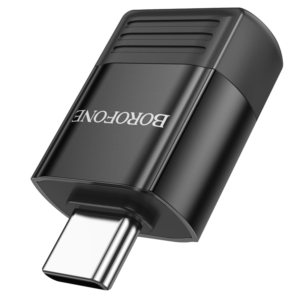Adaptér OTG USB-C - USB-A Borofone BV18, Černý