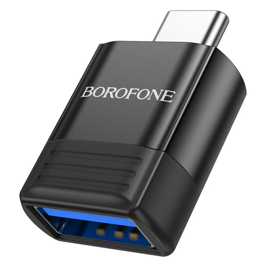 Adaptér OTG USB-C - USB-A Borofone BV18, Černý