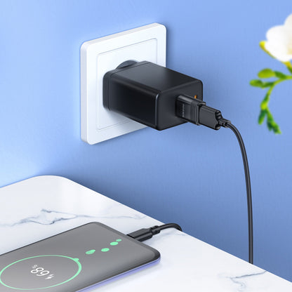 Adaptér OTG USB-C - USB-A Borofone BV18, Černý