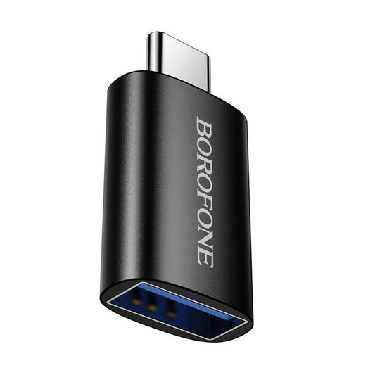 OTG adaptér USB-C - USB-A Borofone BV26C, černý