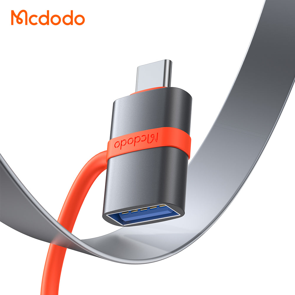 Adaptér OTG USB-C - USB-A McDodo OT-3810, Šedý