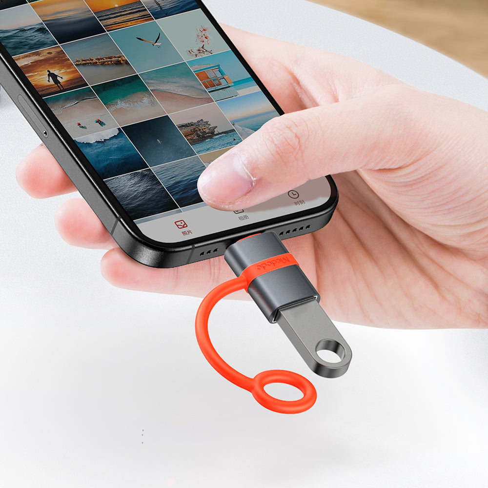 Adaptér OTG USB-C - USB-A McDodo OT-3810, Šedý