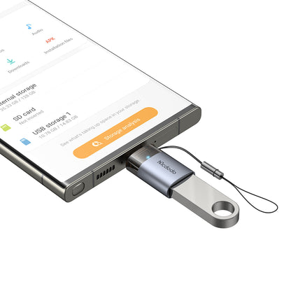 Adaptér OTG USB-C - USB-A McDodo OT-7400, Černý