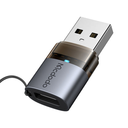 Adaptér pro data a nabíjení USB-C - USB-A McDodo OT-7580, černý