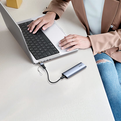 Adaptér pro data a nabíjení USB-C - USB-A McDodo OT-7580, černý