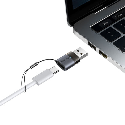 Adaptér pro data a nabíjení USB-C - USB-A McDodo OT-7580, černý