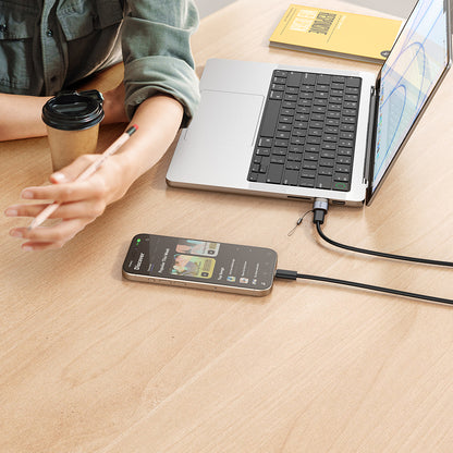 Adaptér pro data a nabíjení USB-C - USB-A McDodo OT-7580, černý