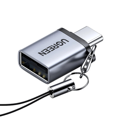 Adaptér OTG USB-C - USB-A UGREEN US270 (50283), šedý