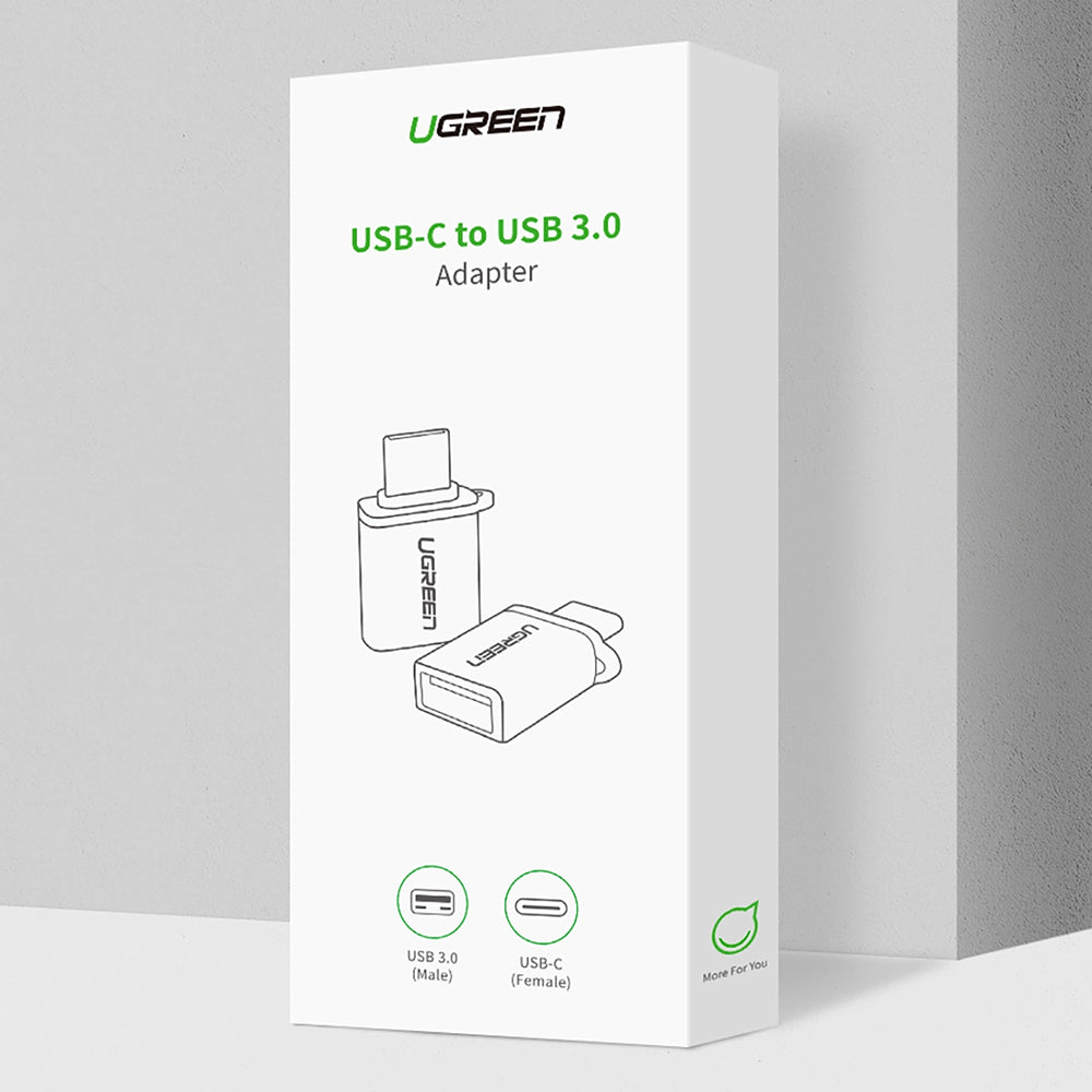 Adaptér OTG USB-C - USB-A UGREEN US270 (50283), šedý