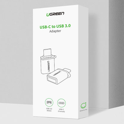Adaptér OTG USB-C - USB-A UGREEN US270 (50283), šedý