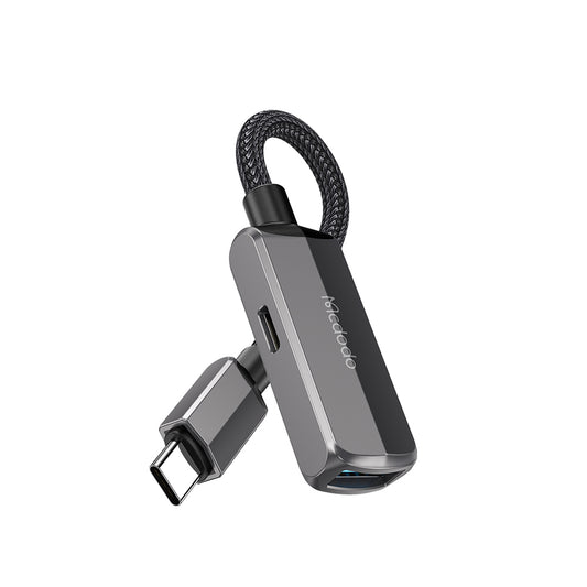 Adaptér OTG USB-C - USB-A / USB-C McDodo CA-2830, Šedý