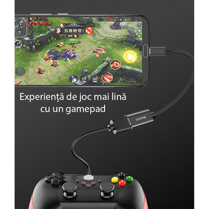 Adaptér OTG USB-C - USB-A Yesido GS01, Černý