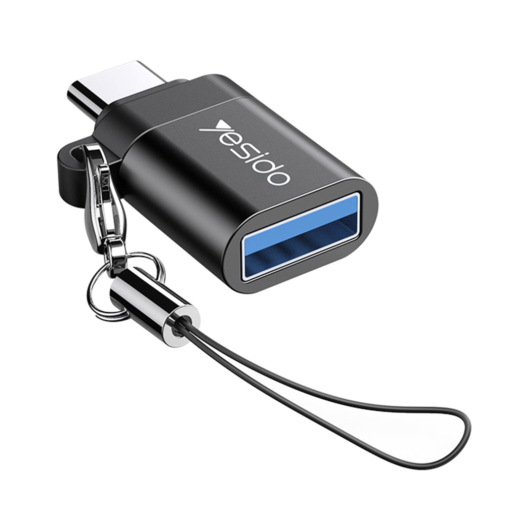 Adaptér OTG USB-C - USB-A Yesido GS06, Černý