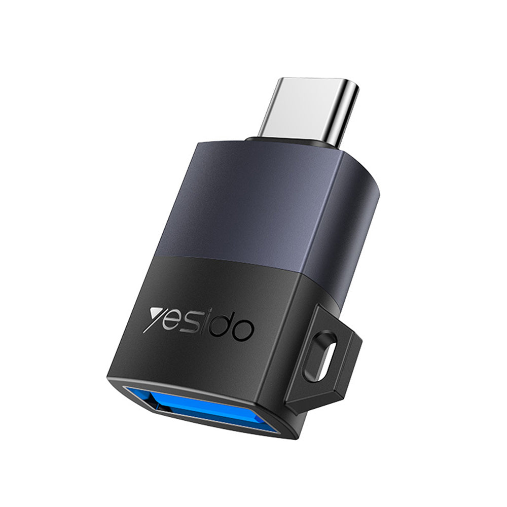 Adaptér OTG USB-C - USB-A Yesido GS31, šedý