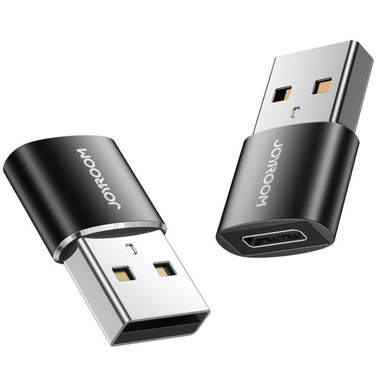 Adaptér pro data a nabíjení USB-C - USB-A Joyroom S-H152, sada 2 kusy, černá