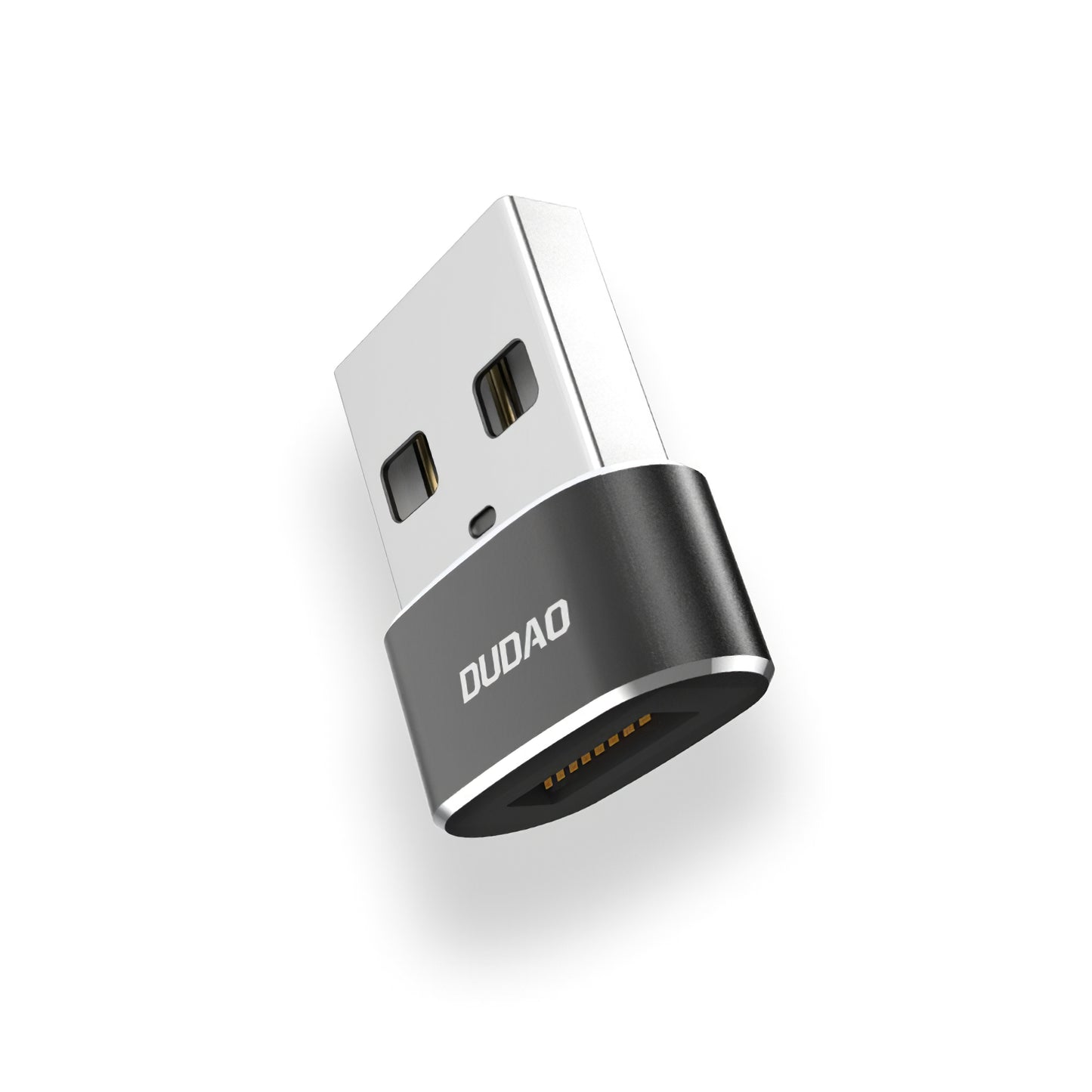 Datový a nabíjecí adaptér Dudao L16AC z USB-C na USB-A, černý