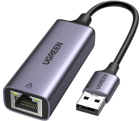 Síťová karta UGREEN CM209, RJ45, USB, Šedá