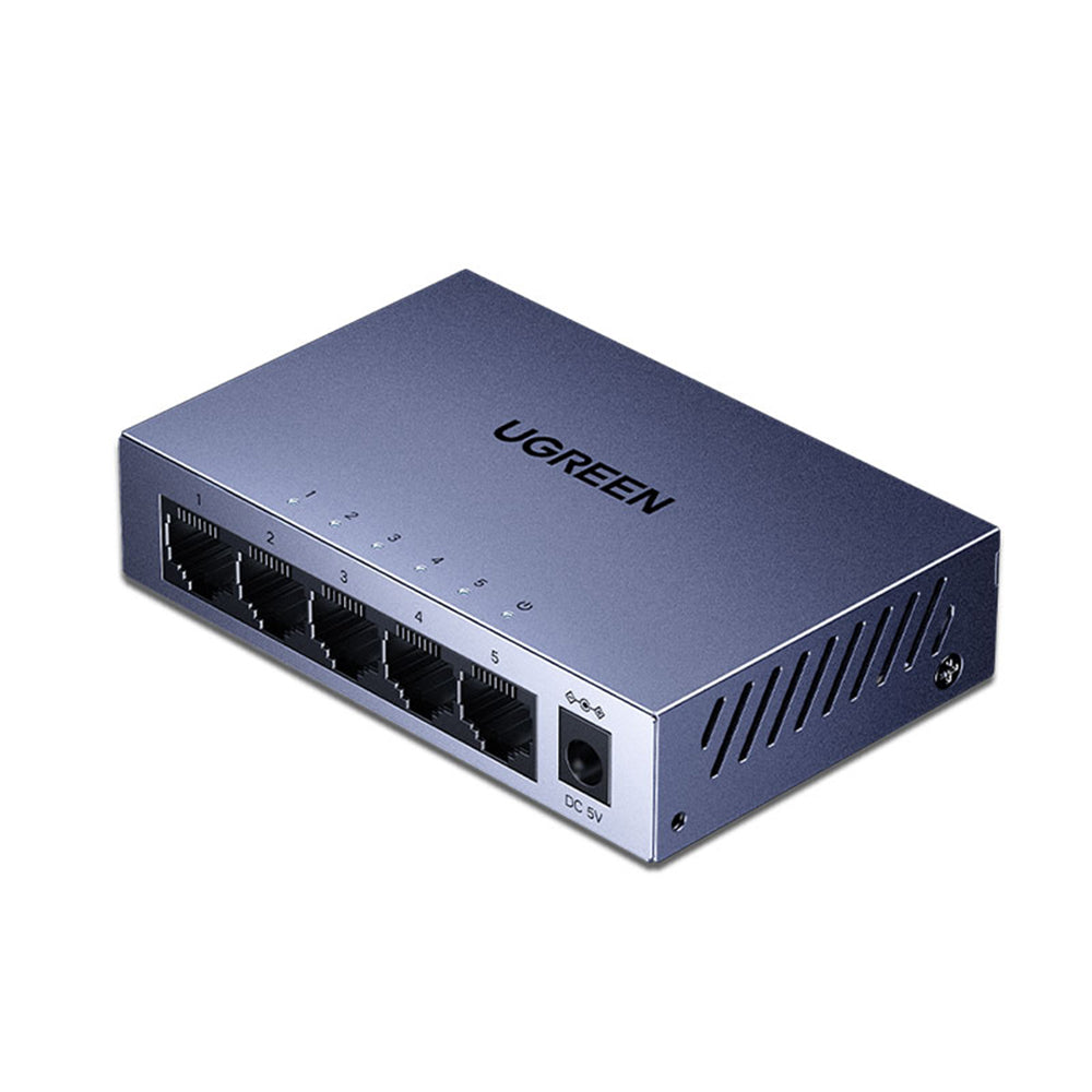 Síťový přepínač UGREEN CM933 (65956EU), 5 x RJ45, černý