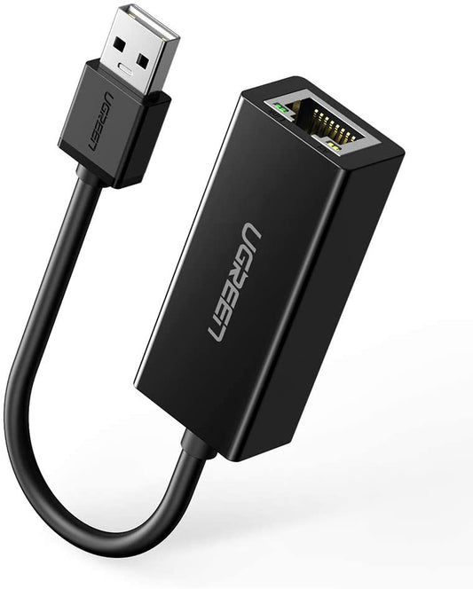 Síťová karta UGREEN CR110, RJ45, USB, Černá