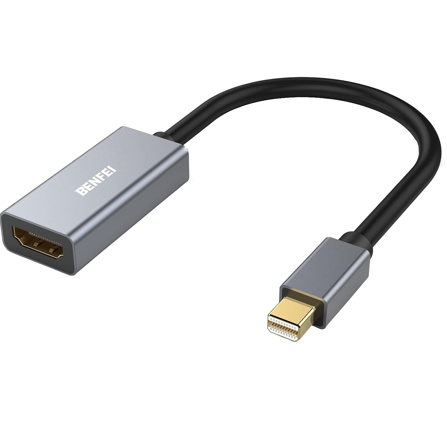 Video adaptér Benfei, MiniDisplayPort - HDMI, šedý
