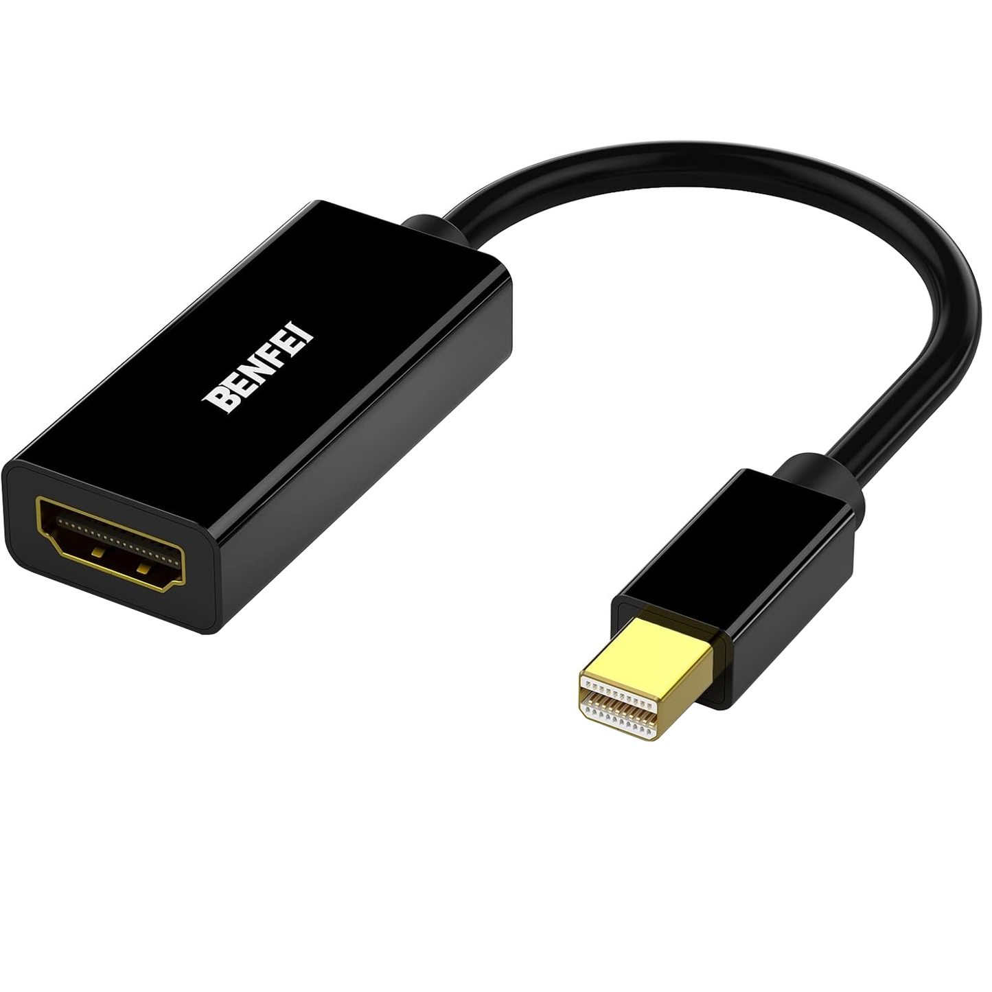 Video adaptér Benfei, MiniDisplayPort - HDMI, černý