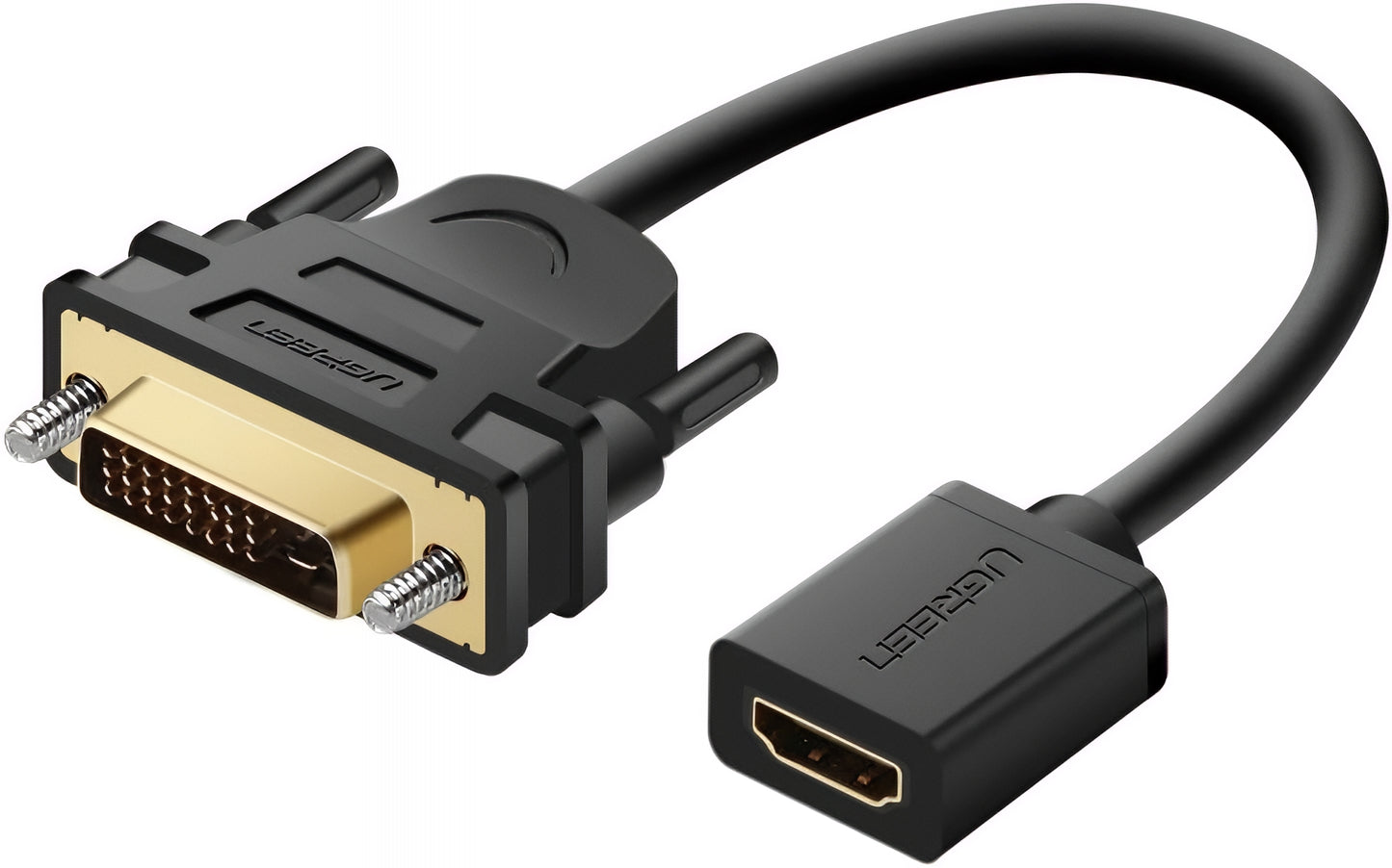Video adaptér UGREEN 20118, HDMI - DVI, 1080P, Černý