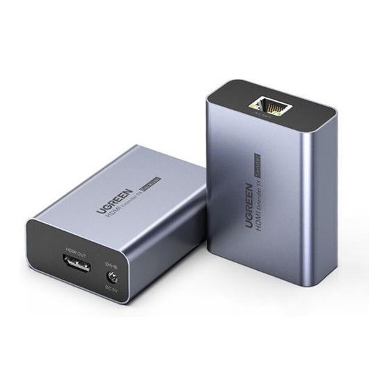 Video adaptér UGREEN CM455 (20519EU), HDMI - RJ45, 1080P, Šedý