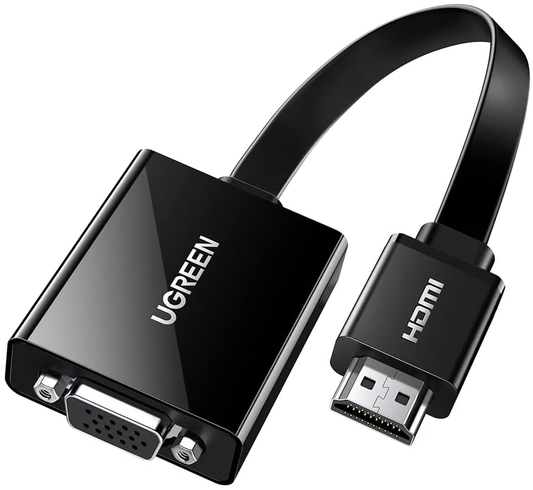 Video adaptér UGREEN CM611 (90813), HDMI - VGA, 1080P, černý