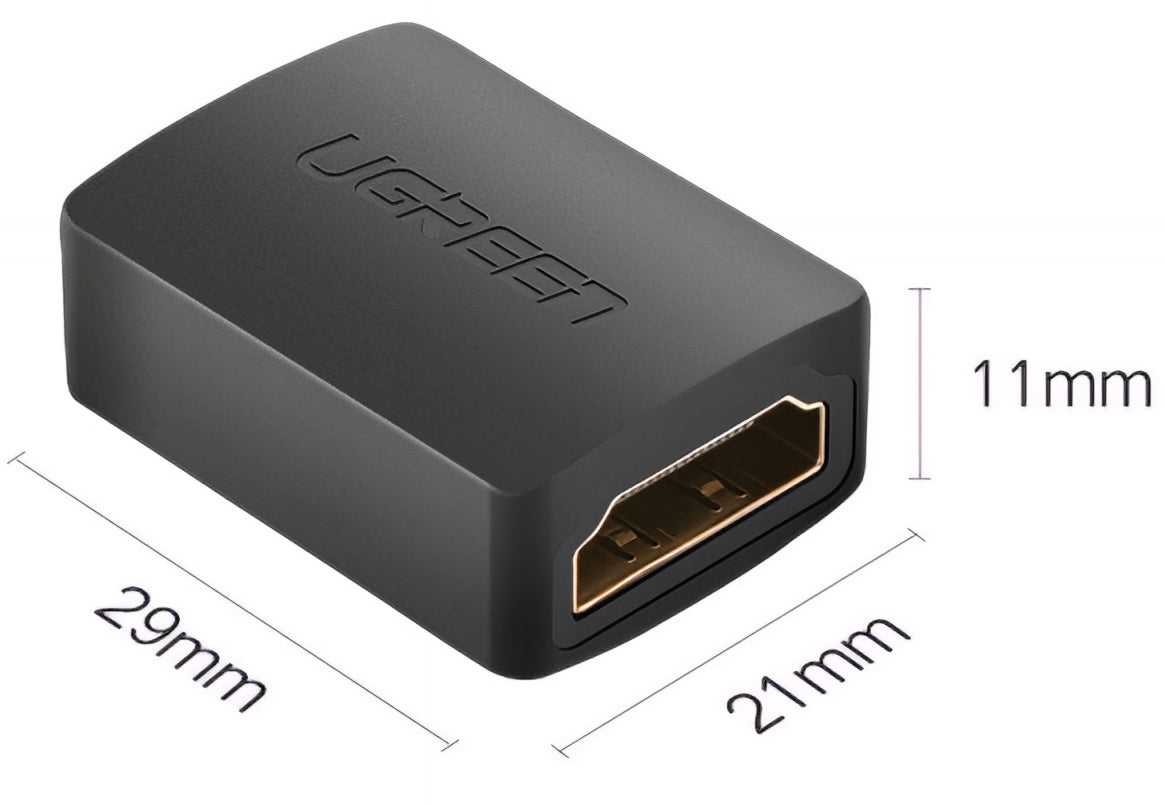 Video adaptér UGREEN HD112, HDMI - HDMI, 4K, Černý