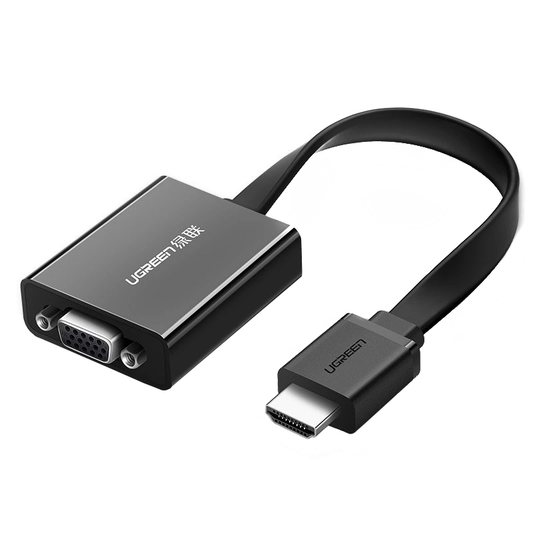 Video adaptér UGREEN MM103 (40248), HDMI - VGA, 1080P, černý