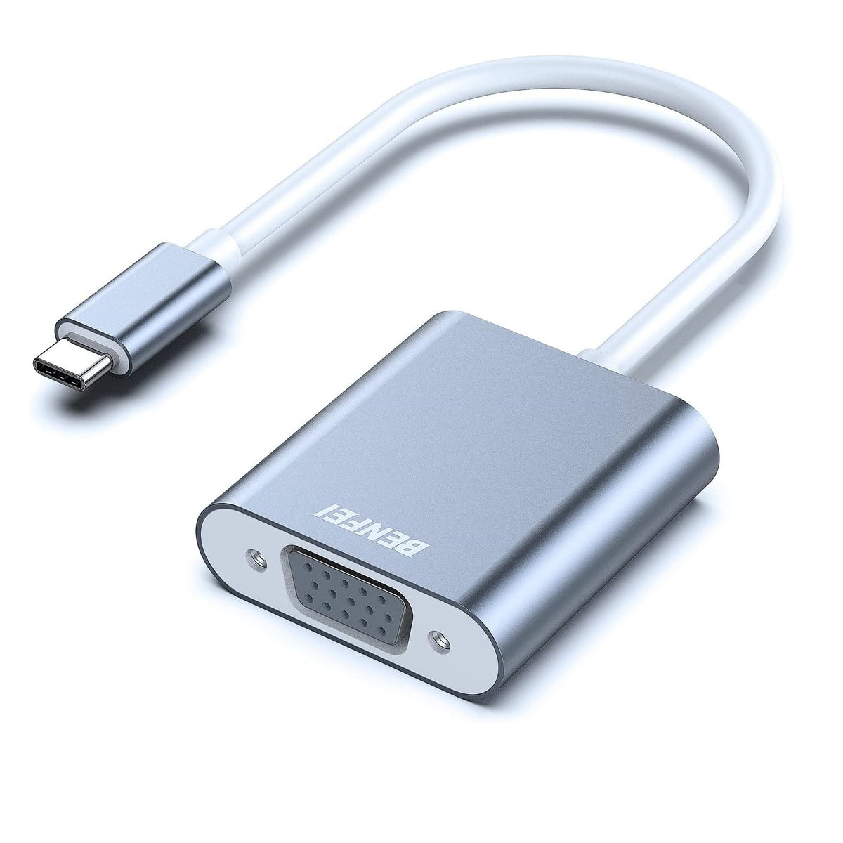 USB-C na VGA video adaptér Benfei, šedý