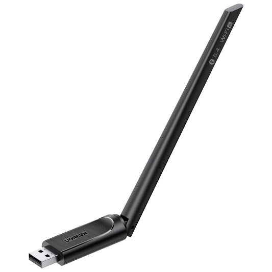 UGREEN AX900 Wireless Adapter (75109), Dual Band, Wi-Fi 6, 600Mbps, Black