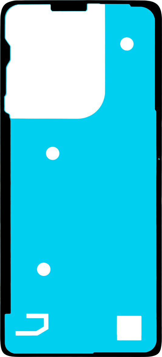 Motorola Moto G75 Battery Cover Adhesive, Service Pack 5948C28908