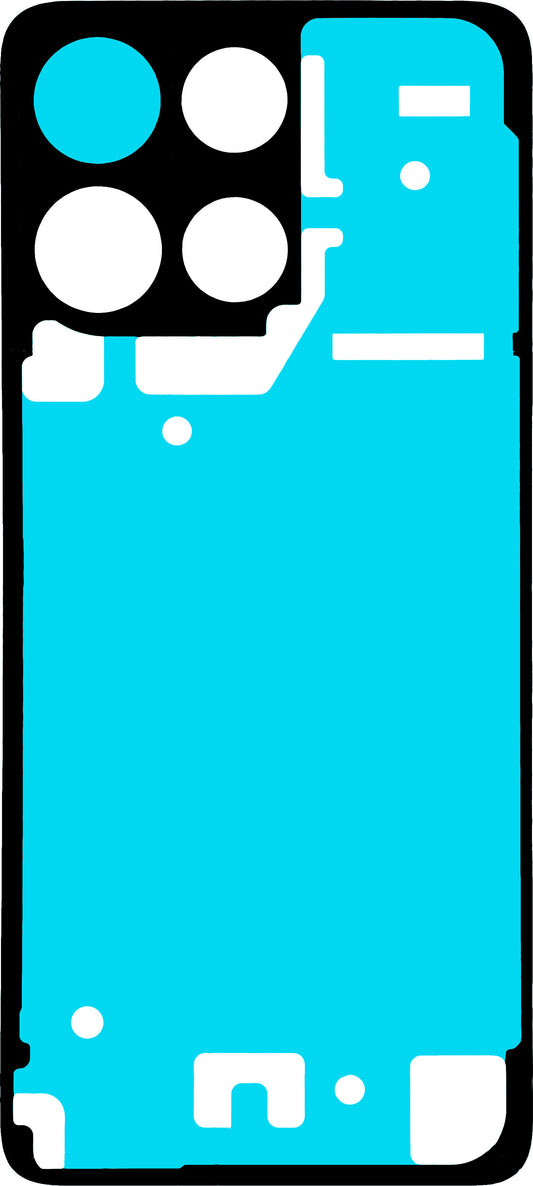 Lepidlo na kryt baterie Motorola Moto G17, Service Pack S948F12616