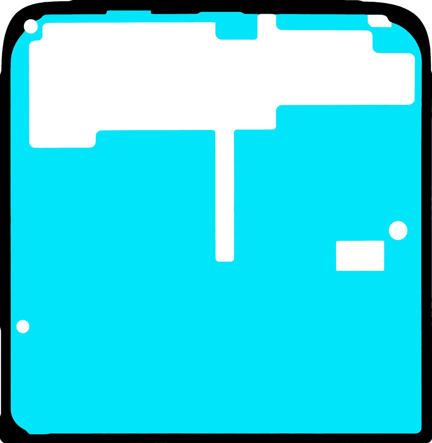 Lepidlo na displej Motorola Razr 60 / Razr 50, pod vnější, servisní balíček SD78E13584