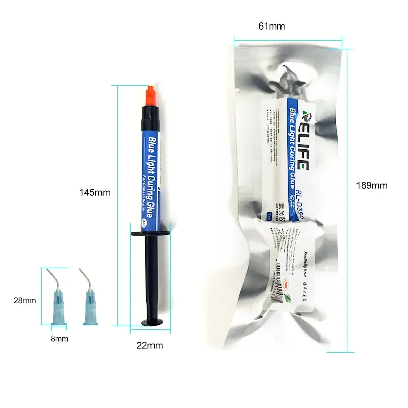 UV tekuté lepidlo Relife RL-035G pro telefonní kameru, 3 ml