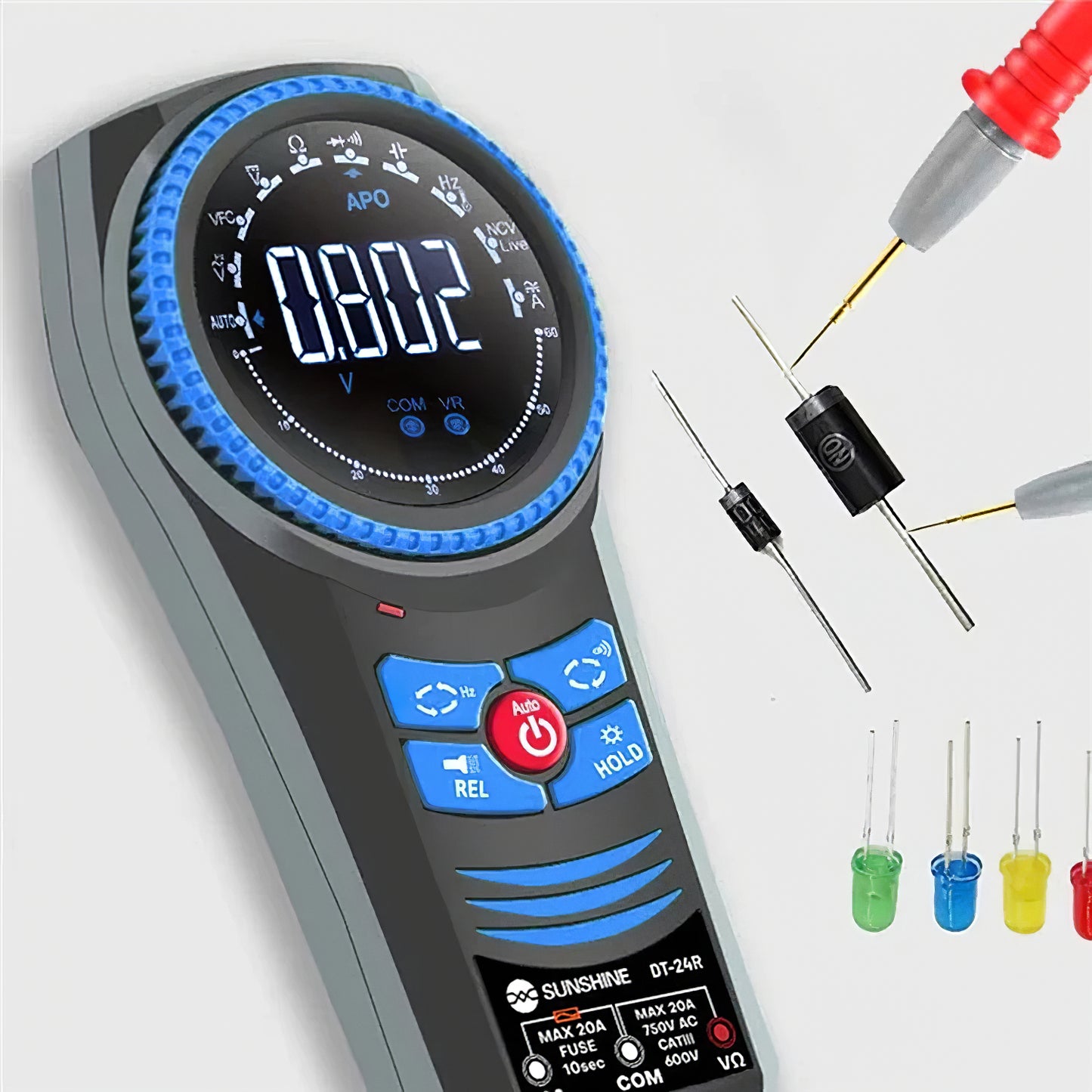 Digitální měřicí přístroj Sunshine DT-24R