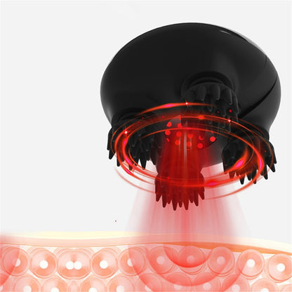 Masážní přístroj na pokožku hlavy Yesido MG04, Černý