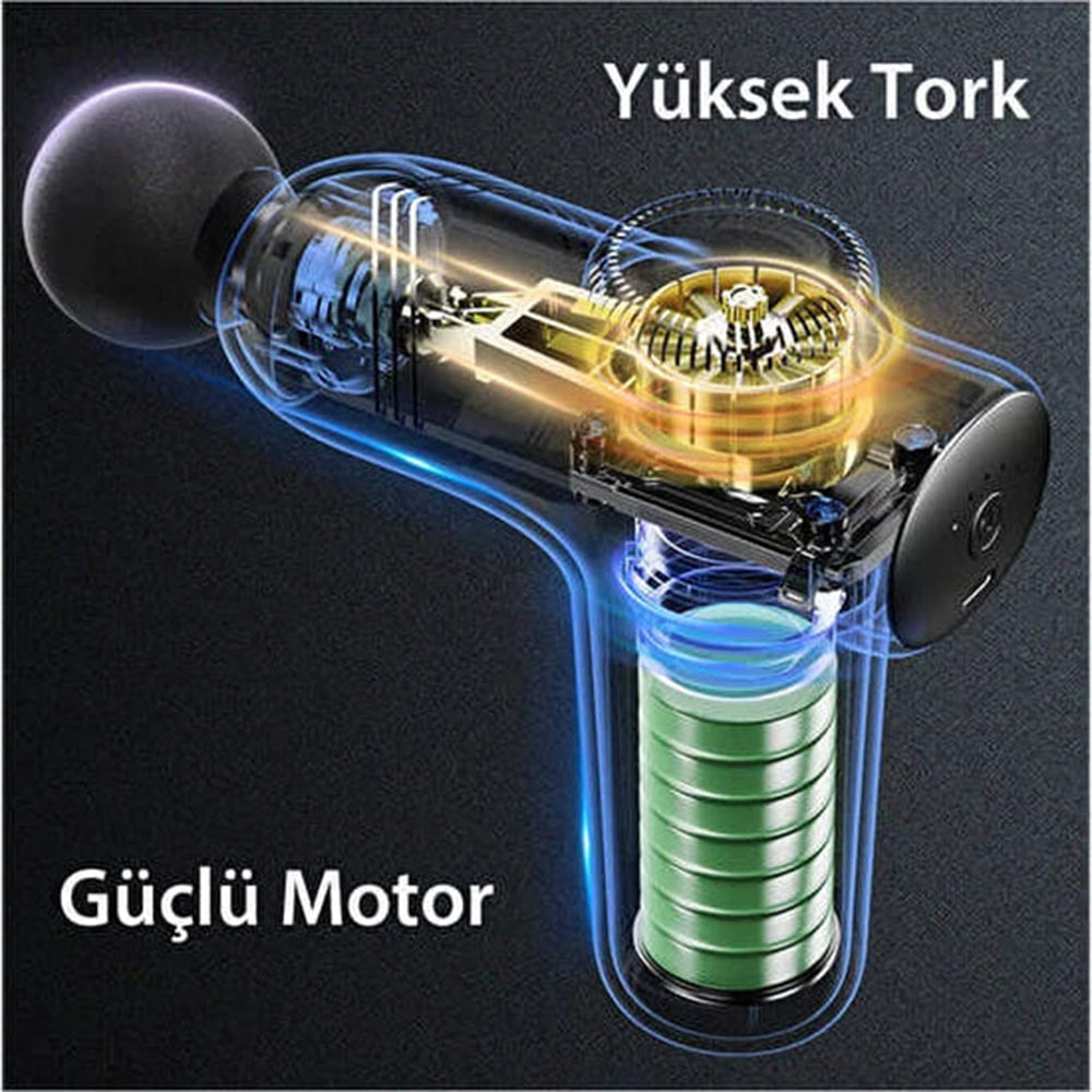Masážní přístroj Yesido MG01, Černý