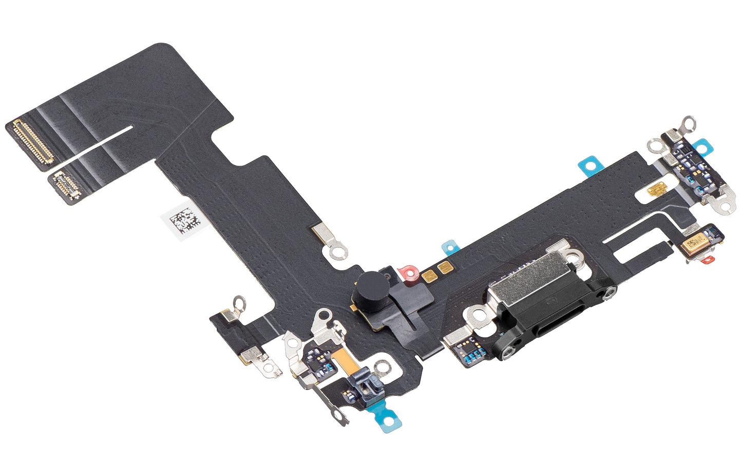 Páska s nabíjecím konektorem - mikrofon Apple iPhone 13, černá