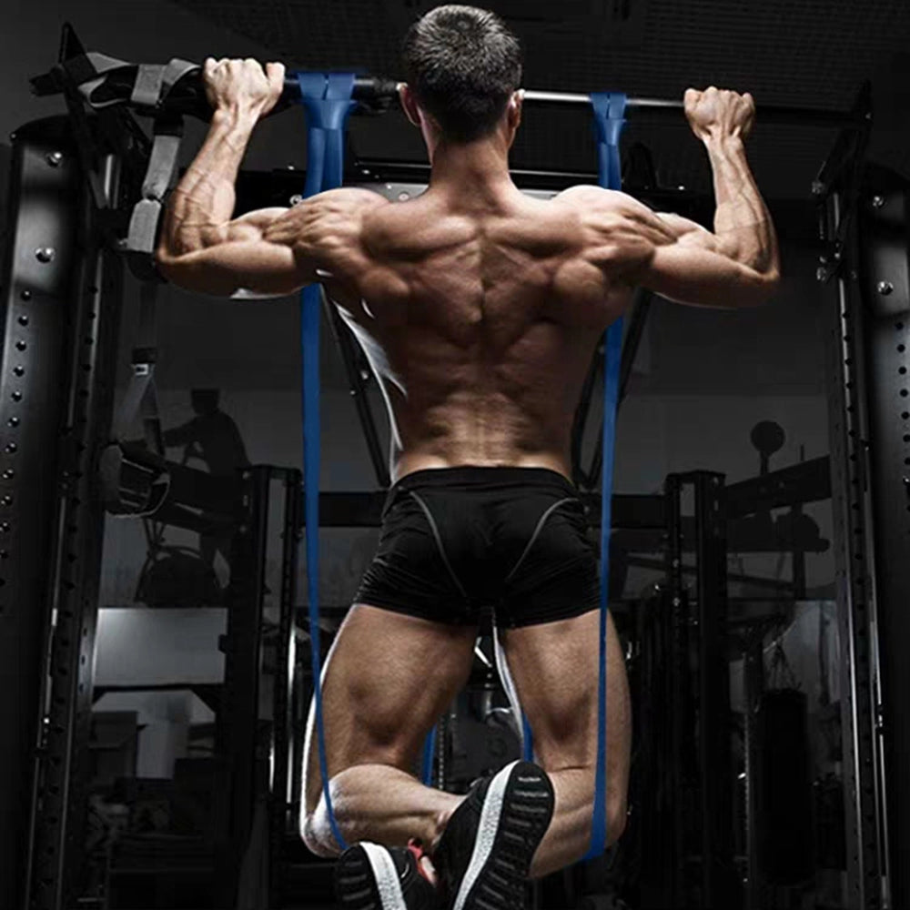 Fitness elastická páska Techsuit TS-01, sada 5 kusů, vícebarevná