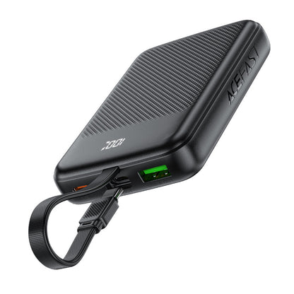 Externí baterie Acefast M13, 10000mAh, 22.5W, QC + PD, 1 x USB-A - 2 x USB-C, černá