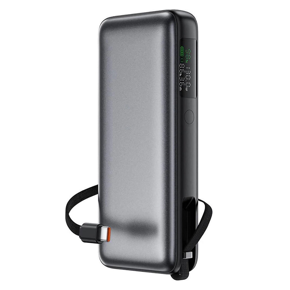 Externí baterie Acefast M22, 20000mAh, 130W, QC + PD, 1 x USB-A - 2 x USB-C, Černá