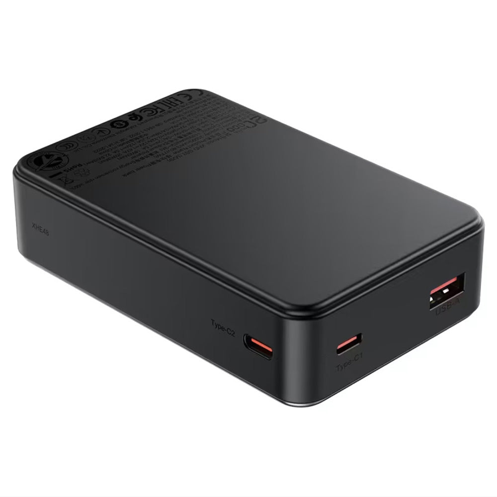 Externí baterie Acefast M29, 20000mAh, 22.5W, QC + PD, 1 x USB-A - 2 x USB-C, Černá