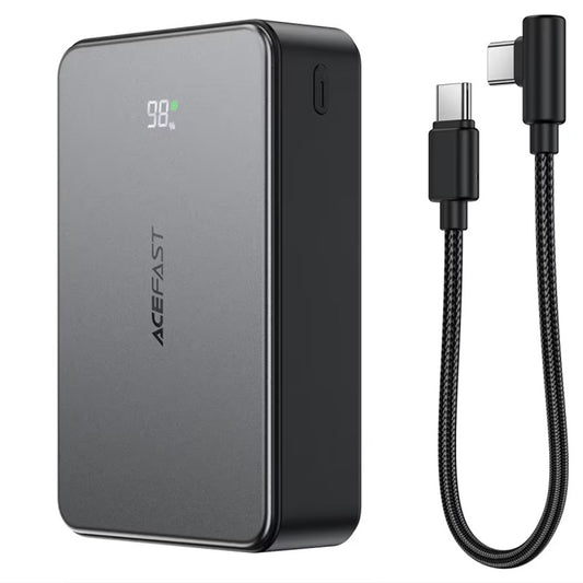 Externí baterie Acefast M29, 20000mAh, 22.5W, QC + PD, 1 x USB-A - 2 x USB-C, Černá