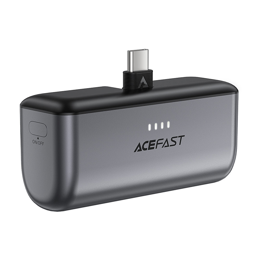 Externí baterie Acefast M9, 5000mAh, 20W, PD, 2 x USB-C, černá