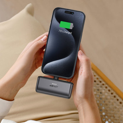 Externí baterie Acefast M9, 5000mAh, 20W, PD, 2 x USB-C, černá