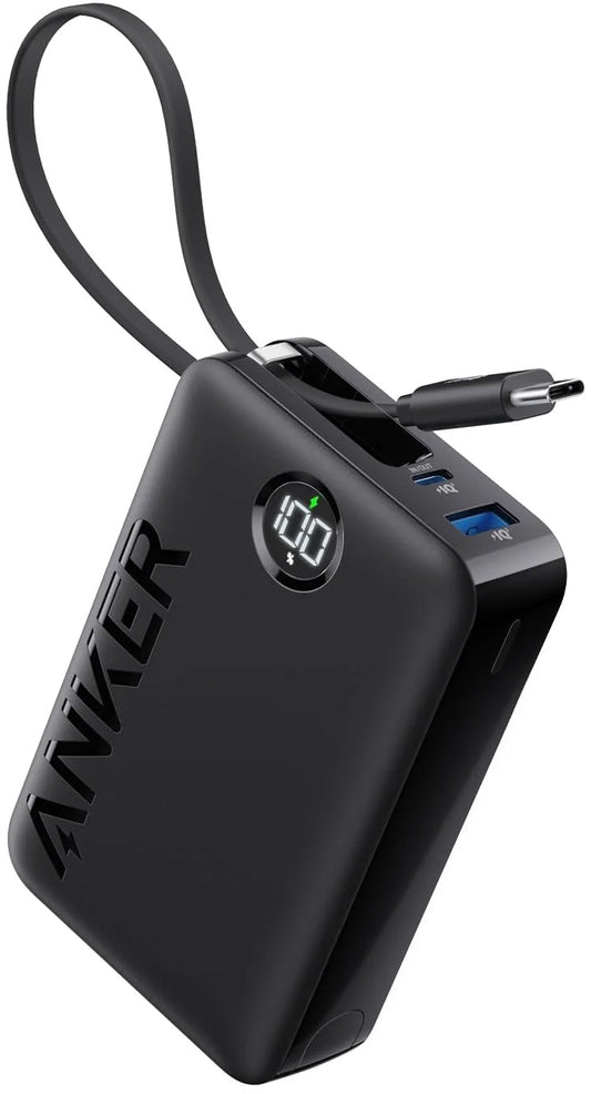 Externí baterie Anker PowerCore 335, 20000mAh, 22,5W, QC + PD, 1 x USB-A - 2 x USB-C, černá A1647G11
